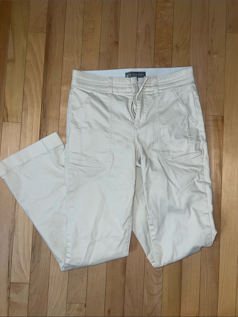 Wit & Wisdom Cream Pants